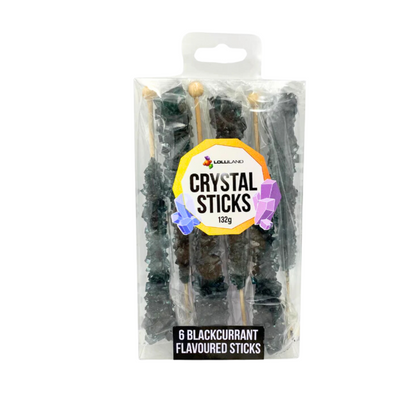 Blackcurrant Crystal Candy Sticks - 5 piece