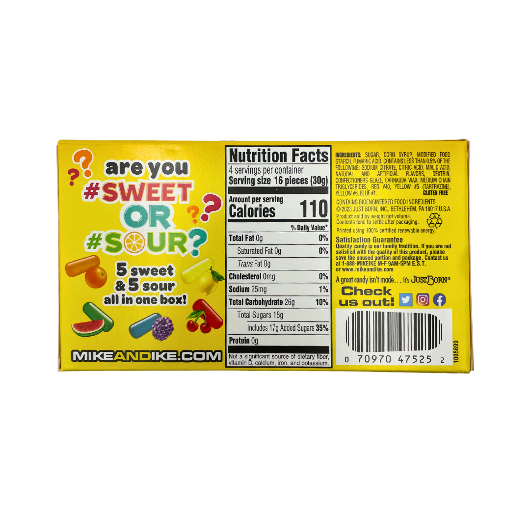 Mike and Ike Sweet/Sour Mix - 120g