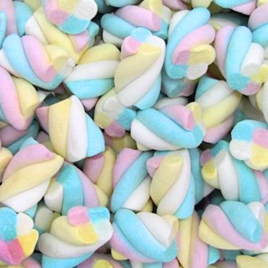 Rainbow Twist Marshmallows - 500g