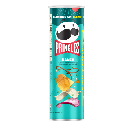 Ranch Pringles Potato Crisps - 158g
