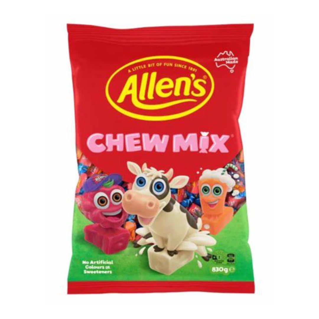 Allen's Chew Mix 830g - Party Mix Australian Lollies | Sweet As