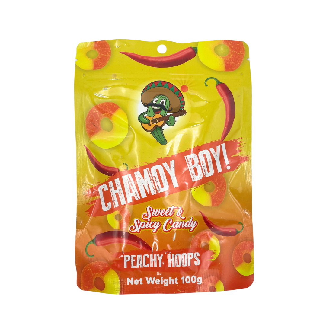 Chamoy Boy Sweet & Spicy Peachy Hoops