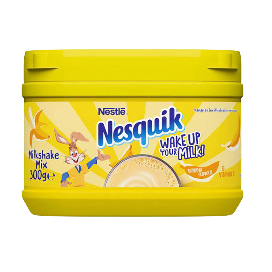 nesquik banana flavoured milkshake Mix