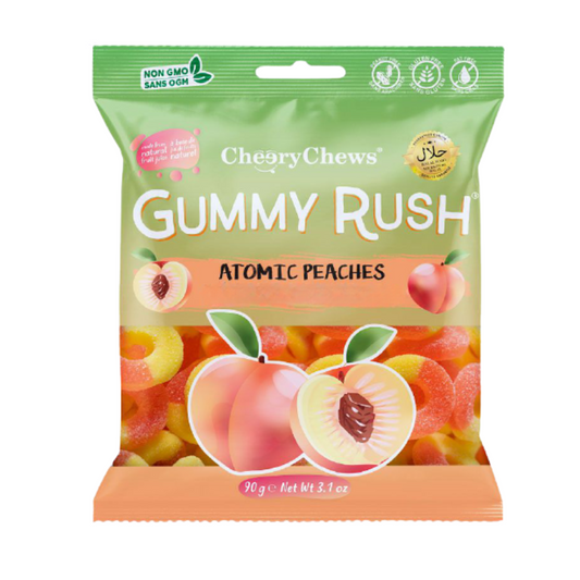 Gummy Rush Atomic Peaches - 90g