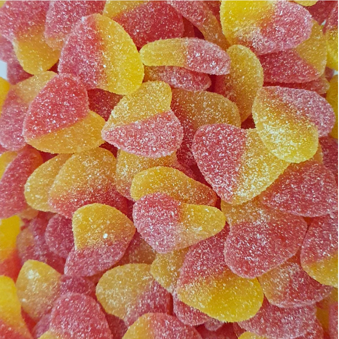 Sour Peach Hearts 1kg