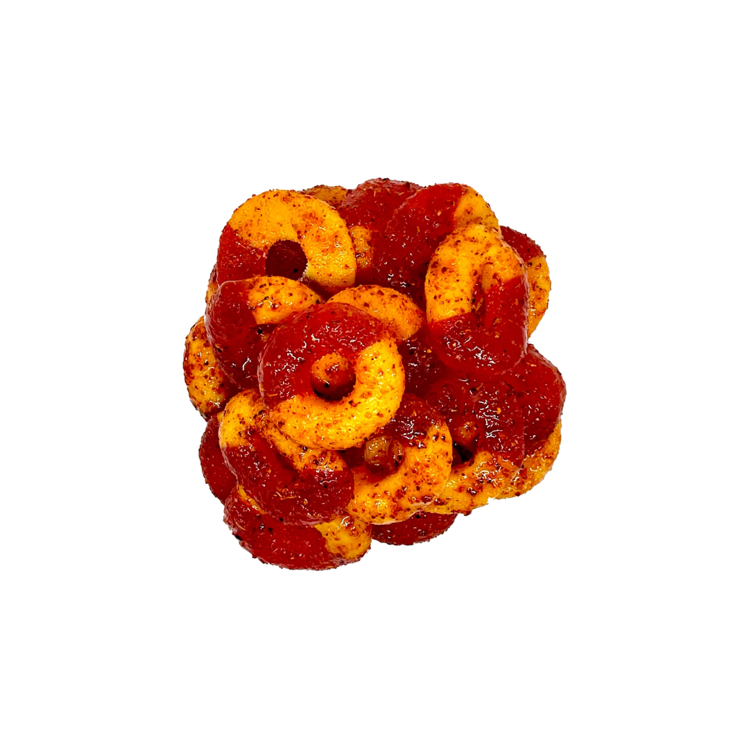 Chamoy Boy Sweet & Spicy Peachy Hoops - 100g