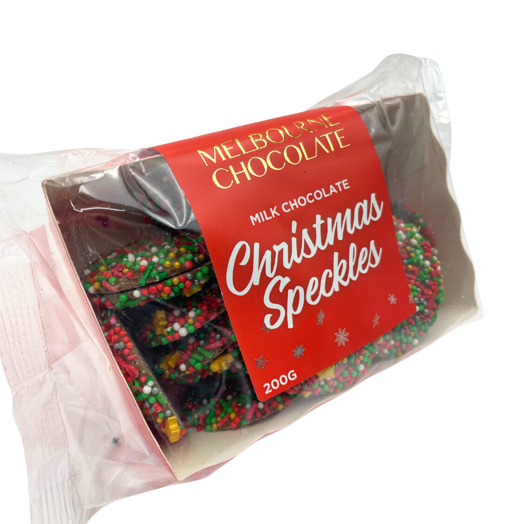 Melbourne Chocolate Christmas Speckles - 200g 