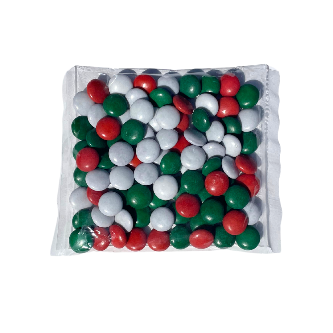 Christmas Chocolate Buttons - Lolly Bag - 75g