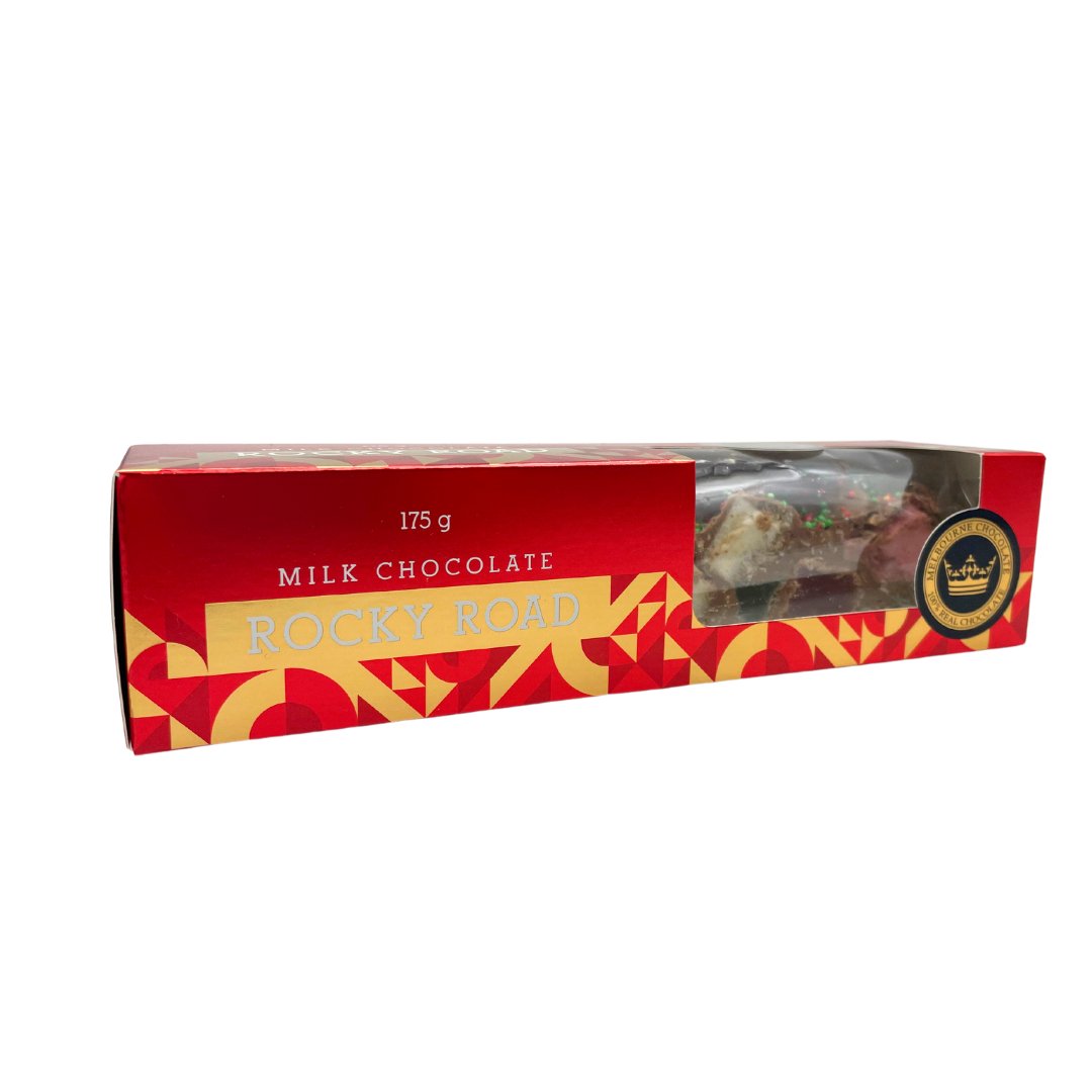 Melbourne Chocolate Milk Chocolate Christmas Rocky Road - 175g