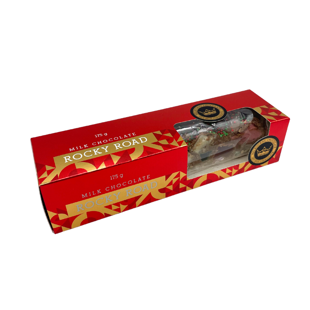 Melbourne Chocolate Milk Chocolate Christmas Rocky Road - 175g