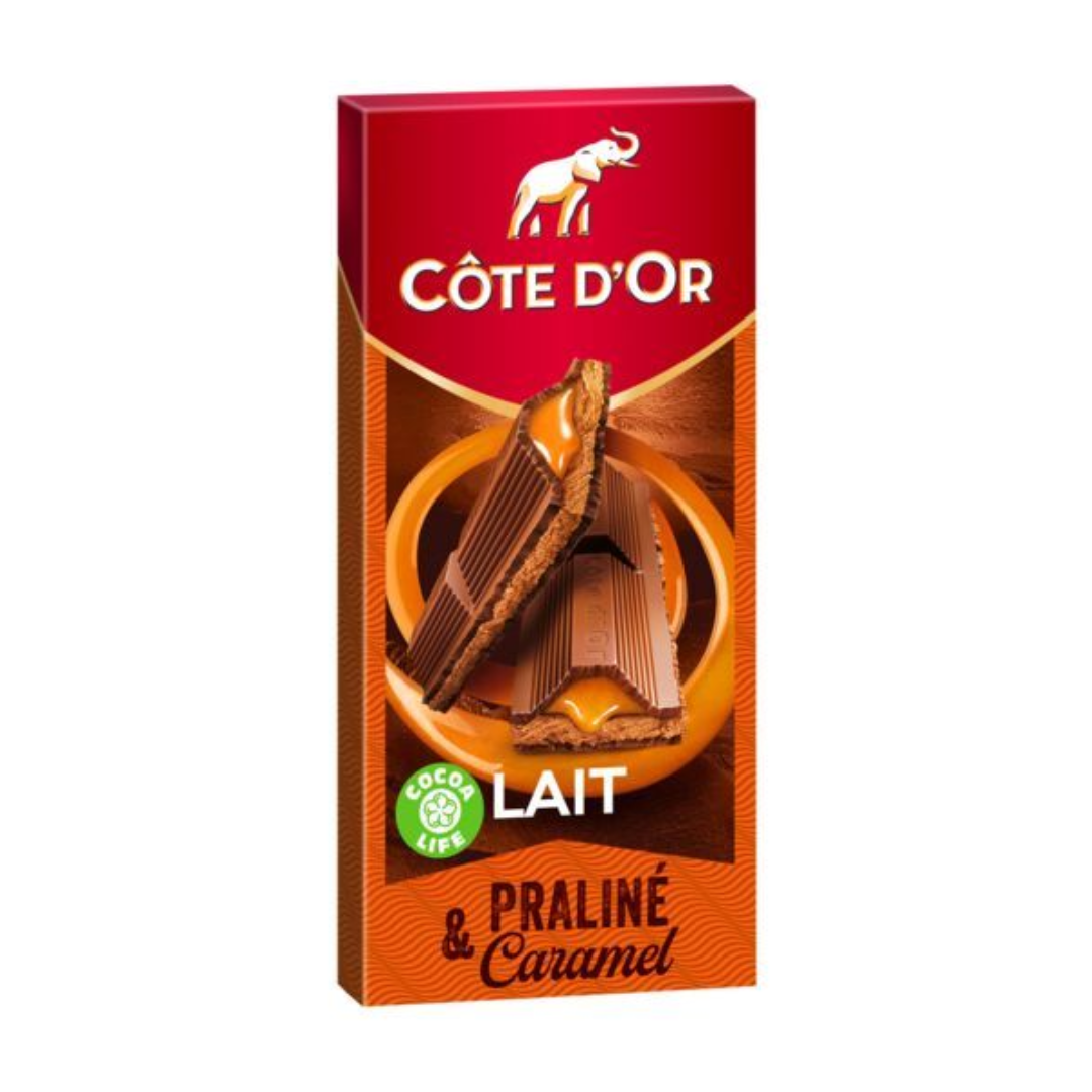 Cote D'Or Lait Praline & Caramel (Milk Chocolate) - 200g – Sweet As