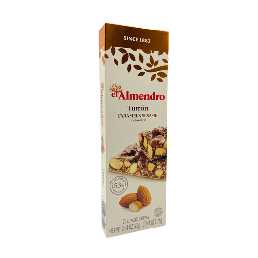 el Almendro Caramel and Sesame Turron- 75g