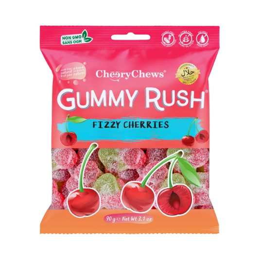 Gummy Rush Fizzy Cherries - 90g