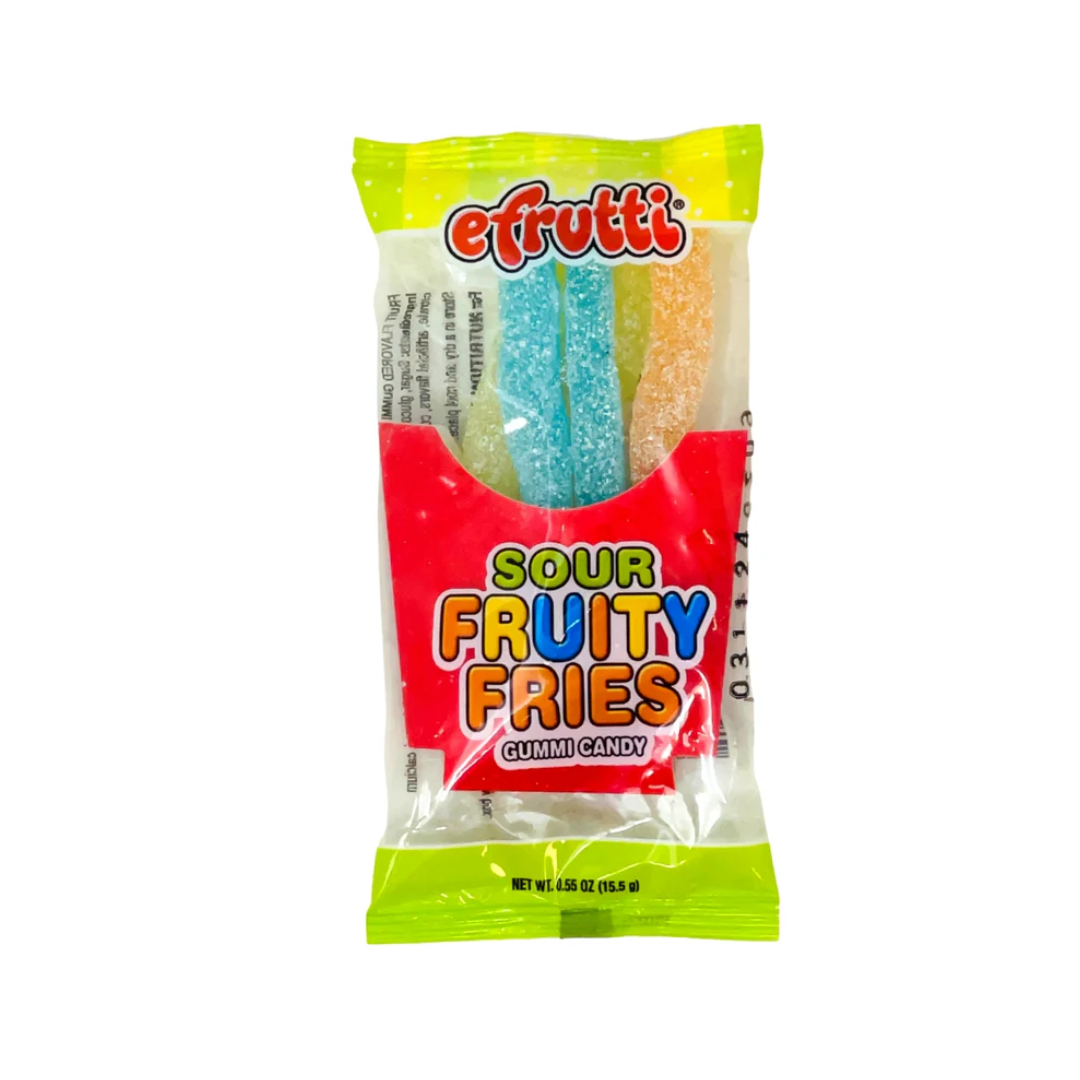 Efrutti Sour Fruity Fries Gummi Candy 