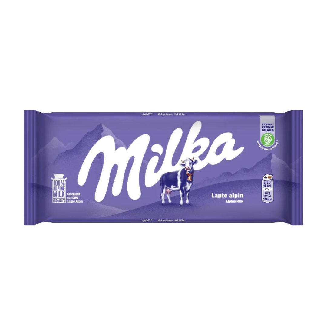 Milka Milk Chocolate - 100g