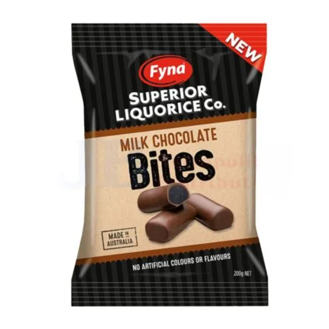 Fyna Milk Chocolate Liquorice Bites