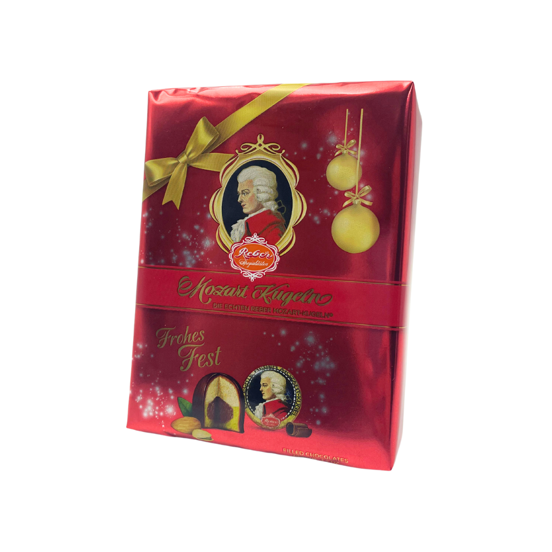 Reber Mozart Kugeln Marzipan Christmas Box - 120g (6 pce)