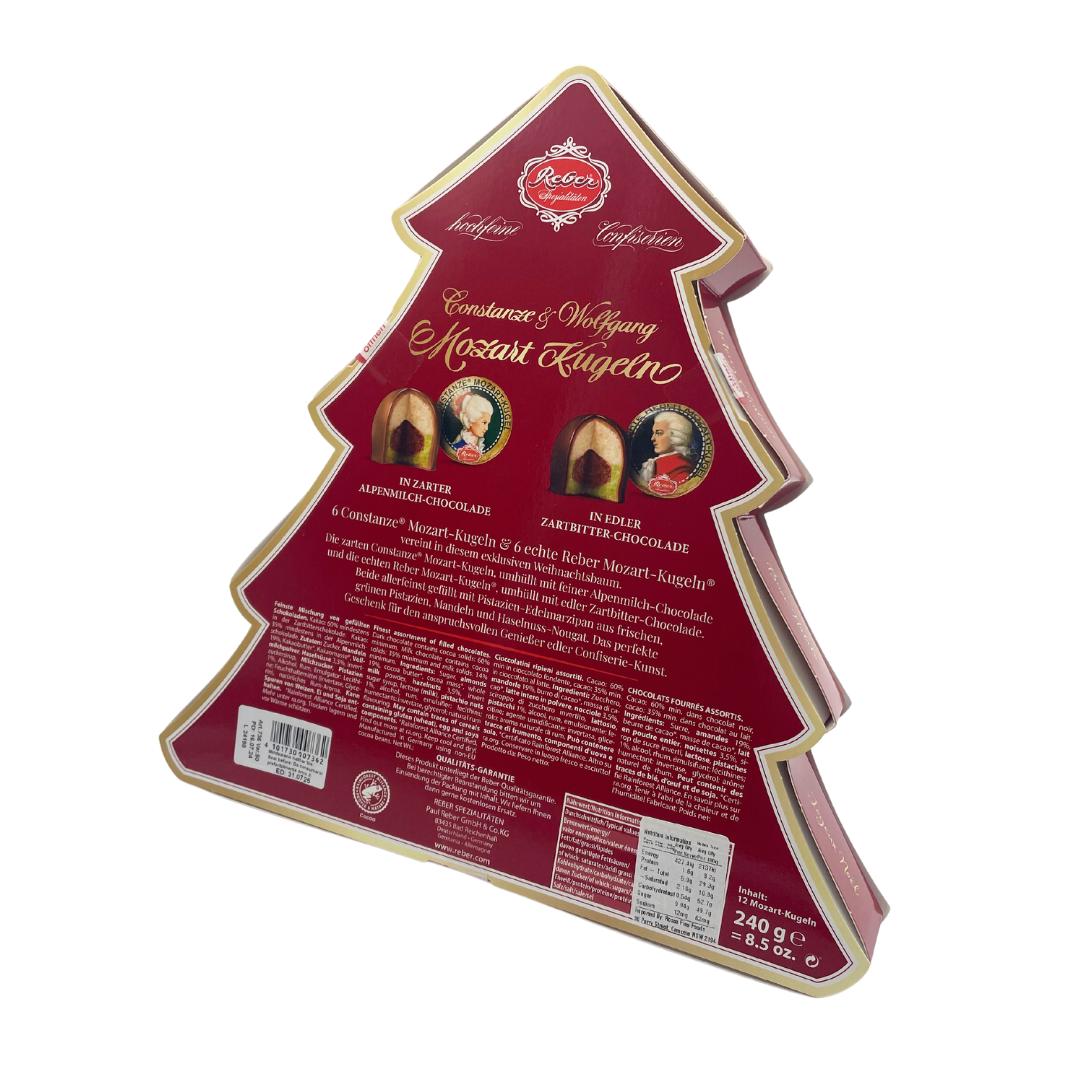 Reber Mozart Kugeln Marzipan Christmas Tree 