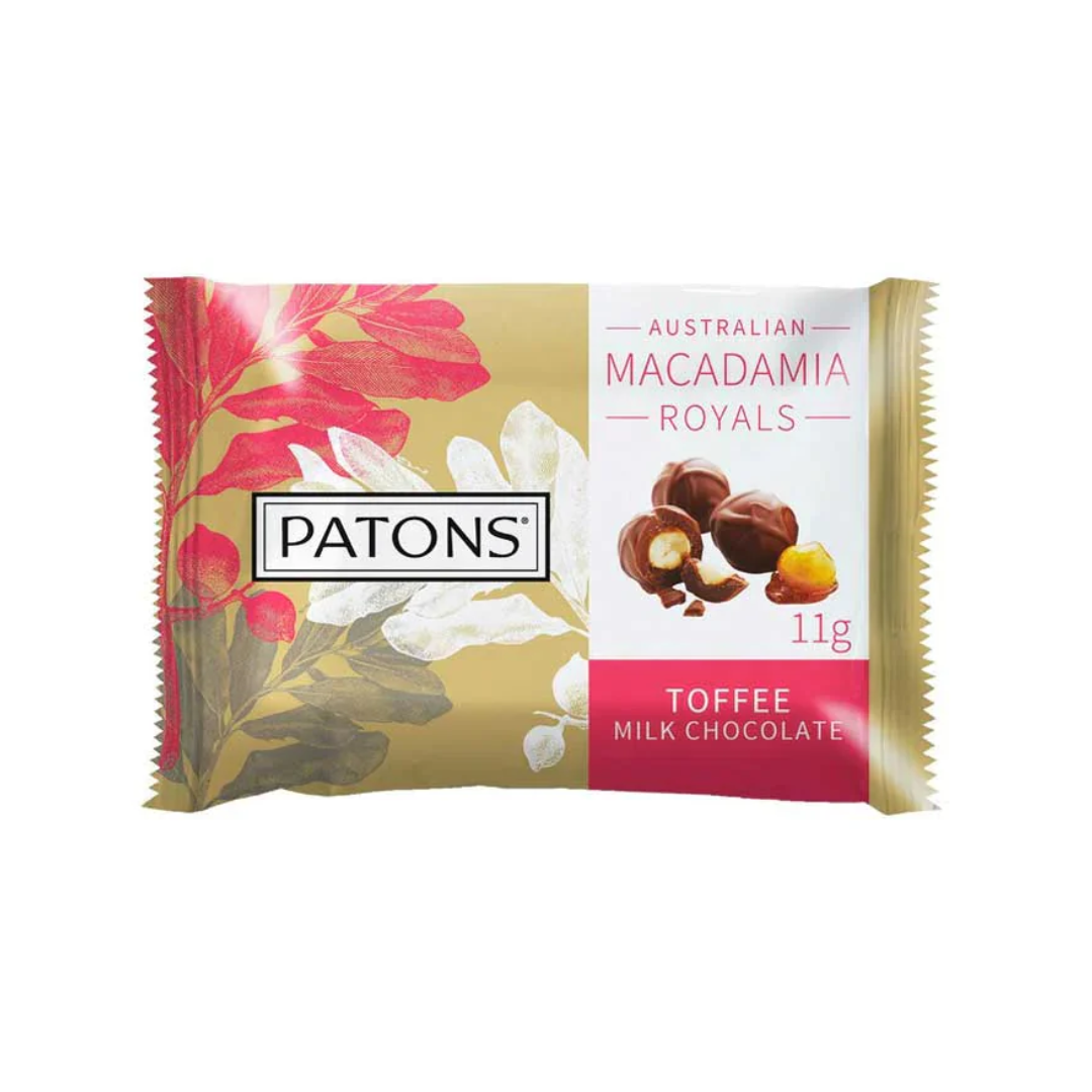 Patons Macadamia Royals Toffee Chocolates