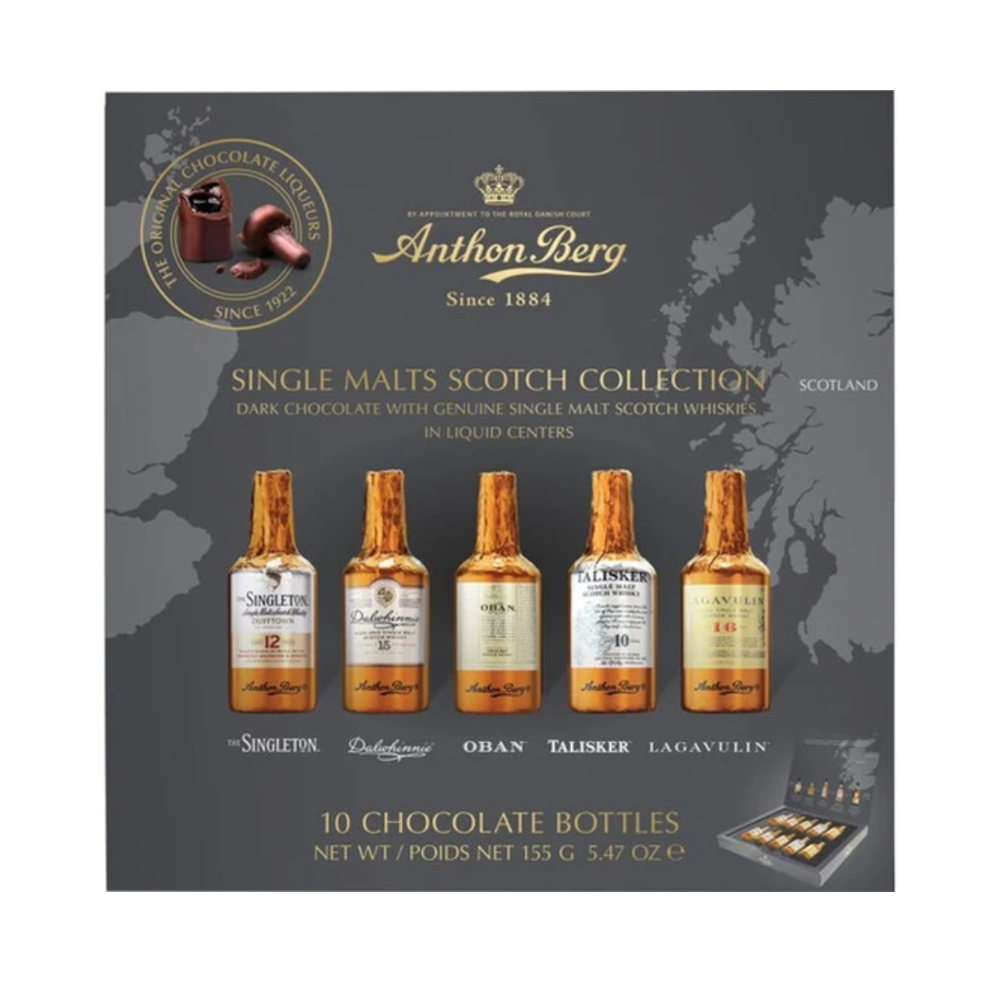 Anthon Berg Single Malts Scotch Collection - 10 piece