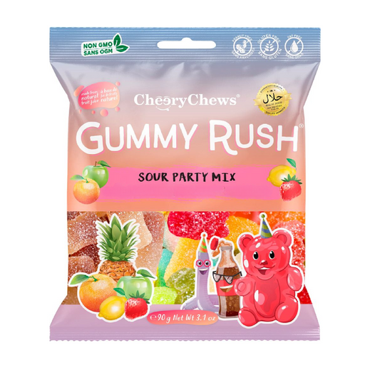 Gummy Rush Sour Party Mix - 90g