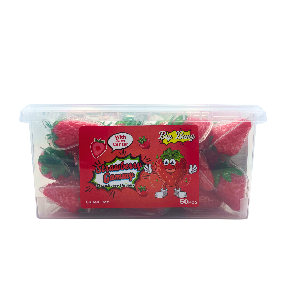 Big Bang Strawberry Gummy Tub