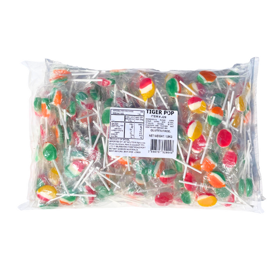 Tiger Pop Lollipops - 1.5kg