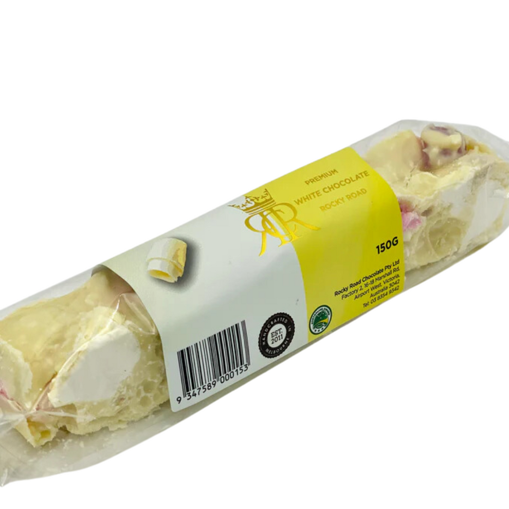 Premium White Chocolate Rocky Road 150g – Sweet As