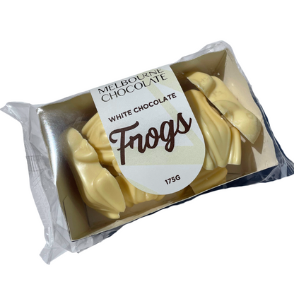 Melbourne Chocolate White Chocolate Frogs - 175g