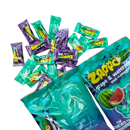 Zappo Grape & Watermelon Sour Chews