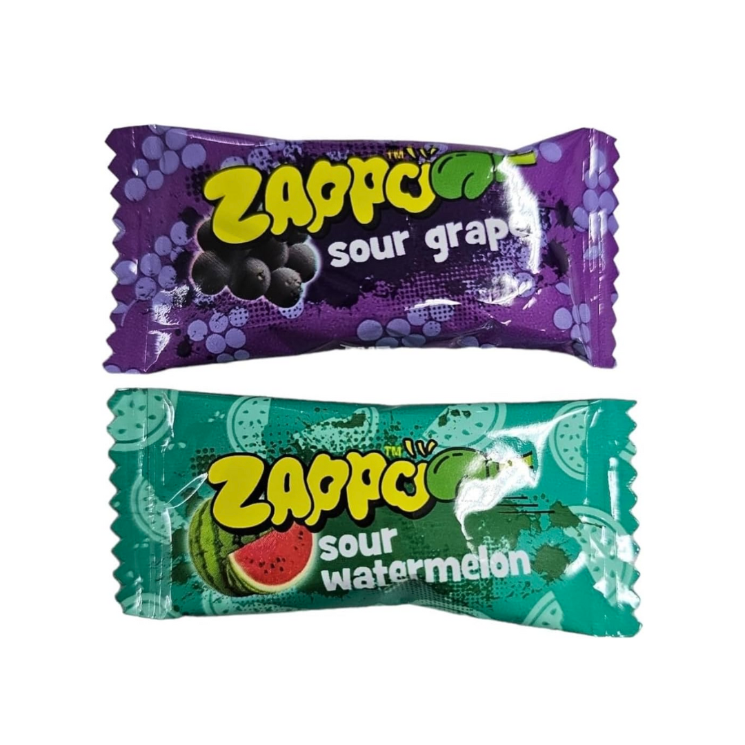 Zappo Grape & Watermelon Sour Chews 