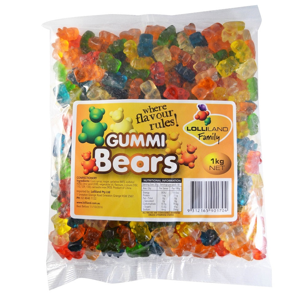 Sweet As - Gummi Bears 1kg