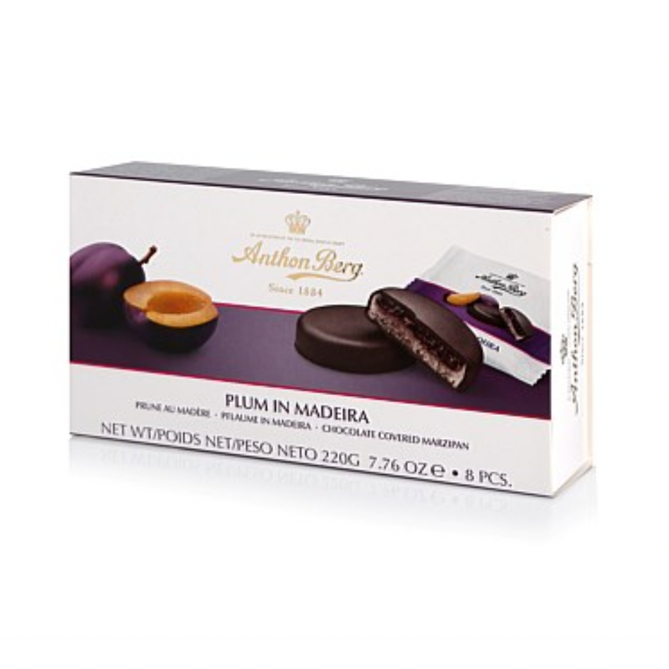 Anthon Berg Plum in Madeira Marzipan Lifli Liqueurs